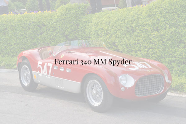 Ferrari 340MM Spyder