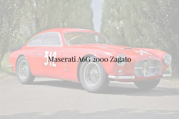 Maserati A6G 2000 Zagato