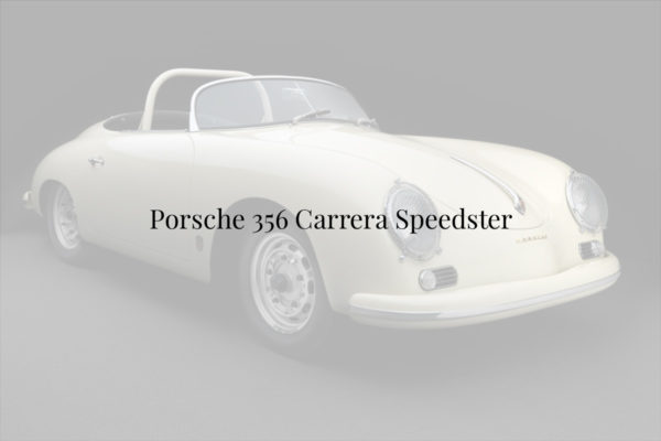 Porsche 356 Carrera Speedster